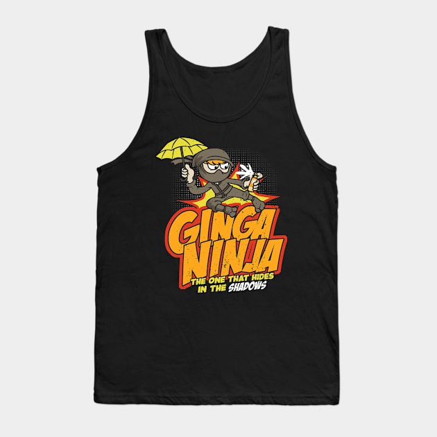 The Ginga Ninja Tank Top by NerdShizzle